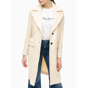 Pepe Jeans dámský smetanový kabát Sonia - S (803)